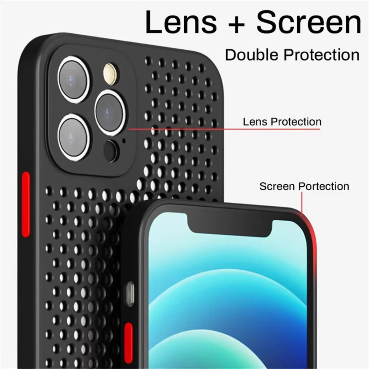 Heat Dissipation Cooling Phone - огляд і ціна Heat Dissipation Mesh Breathable Case