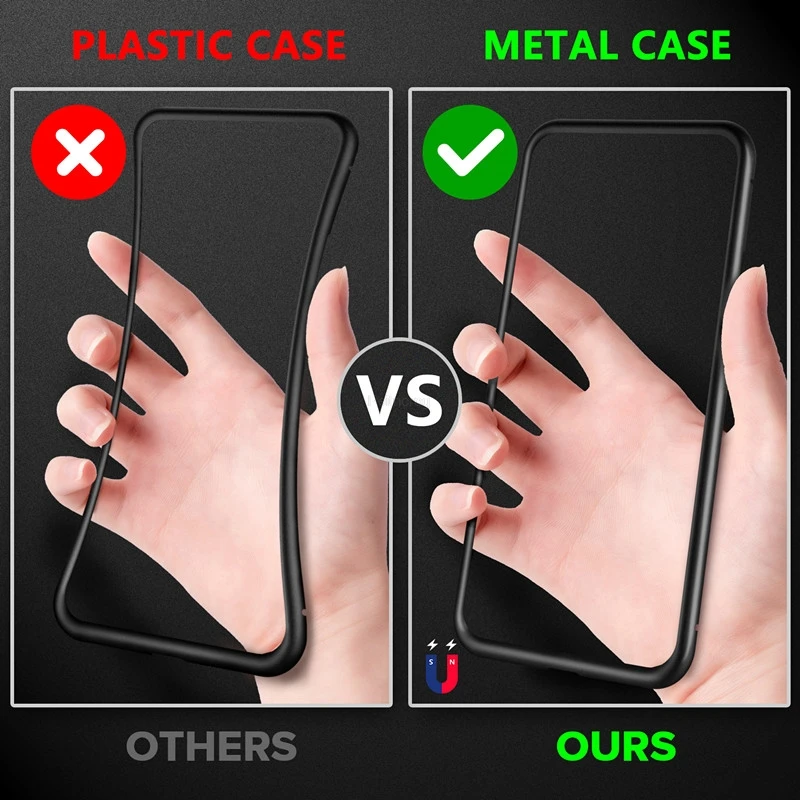 Magnetic Tempered Glass Privac - огляд і ціна Anti Spy Privacy Glass Case