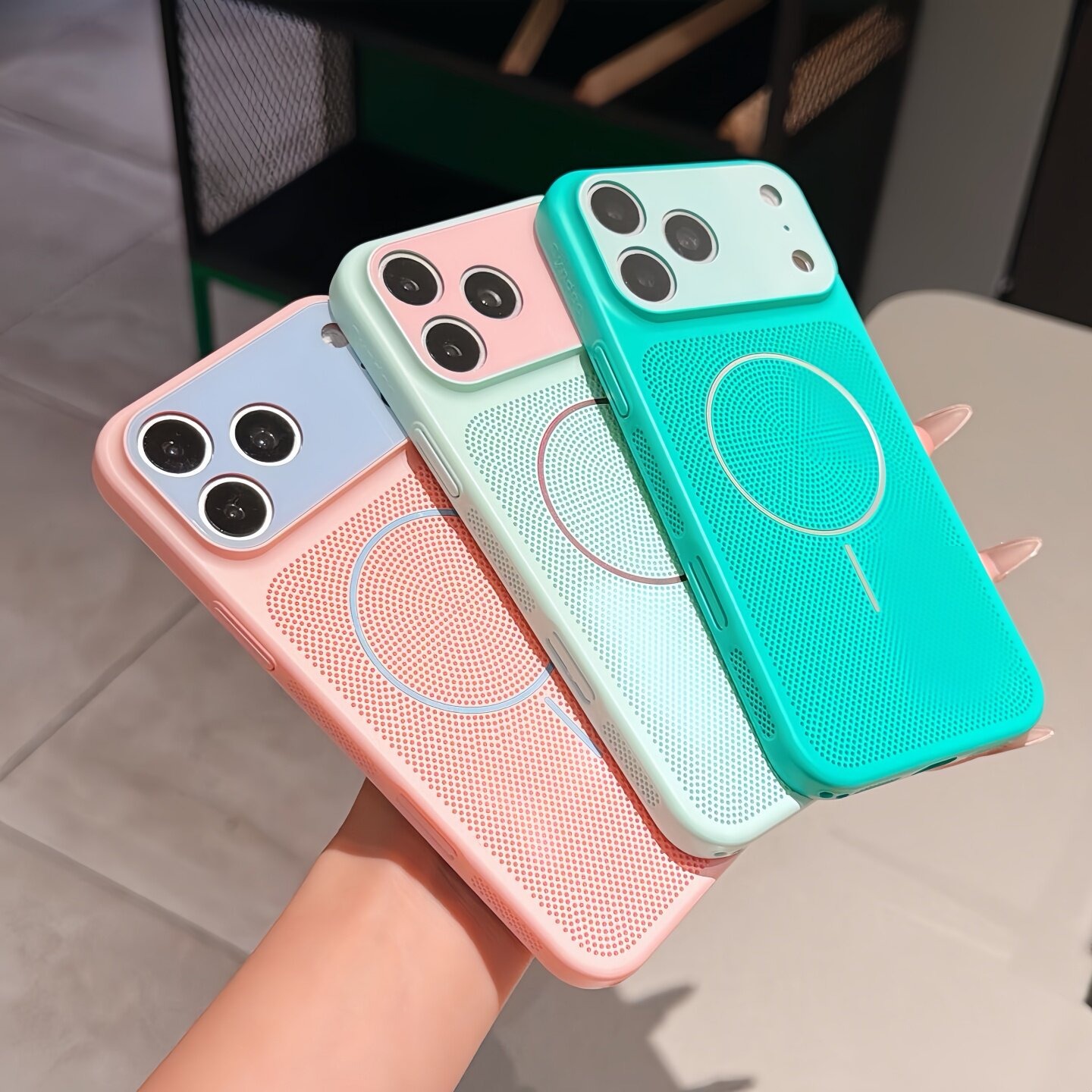 Dual Color Heat Dissipation Me - огляд і ціна Heat Dissipation Mesh Breathable Case