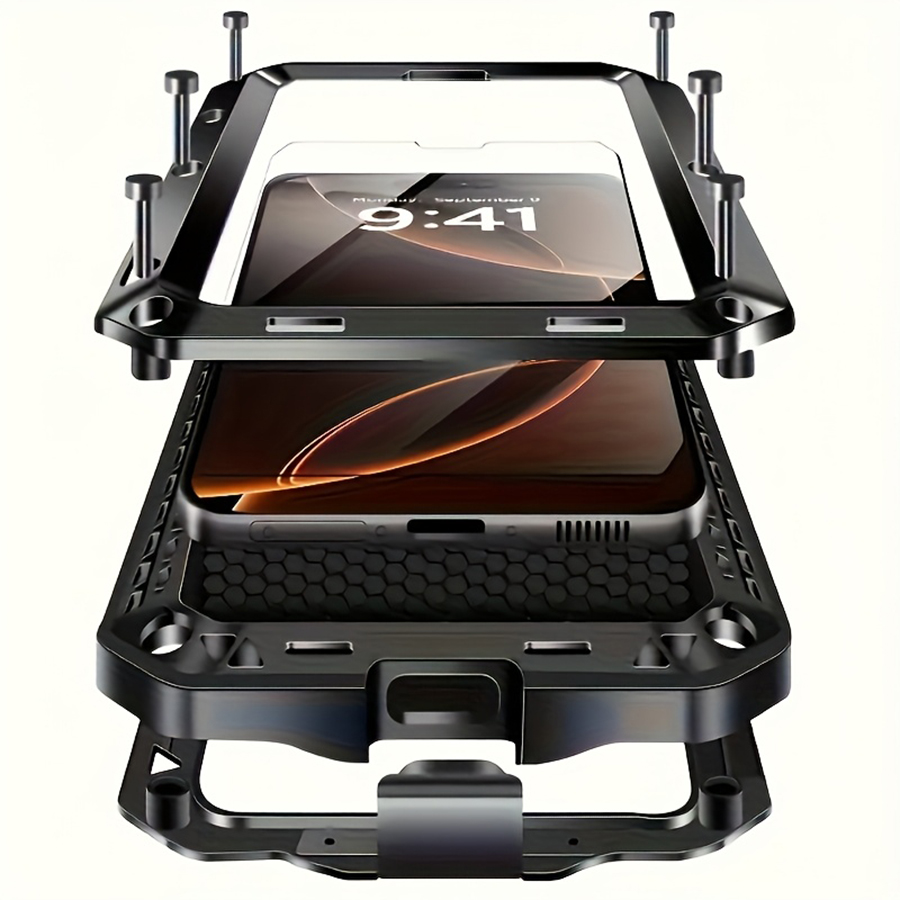 Heavy Duty Metal Armor Phone C - огляд і ціна Heavy Duty 360 Full Body Protective Case