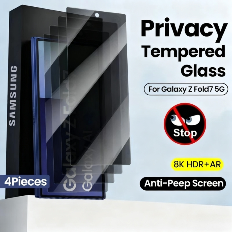 4Pcs Privacy Glass for Samsung - огляд і ціна Anti Spy Privacy Glass Case