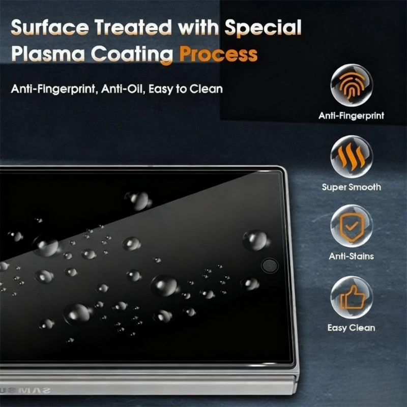 4Pcs Privacy Glass for Samsung - огляд і ціна Anti Spy Privacy Glass Case