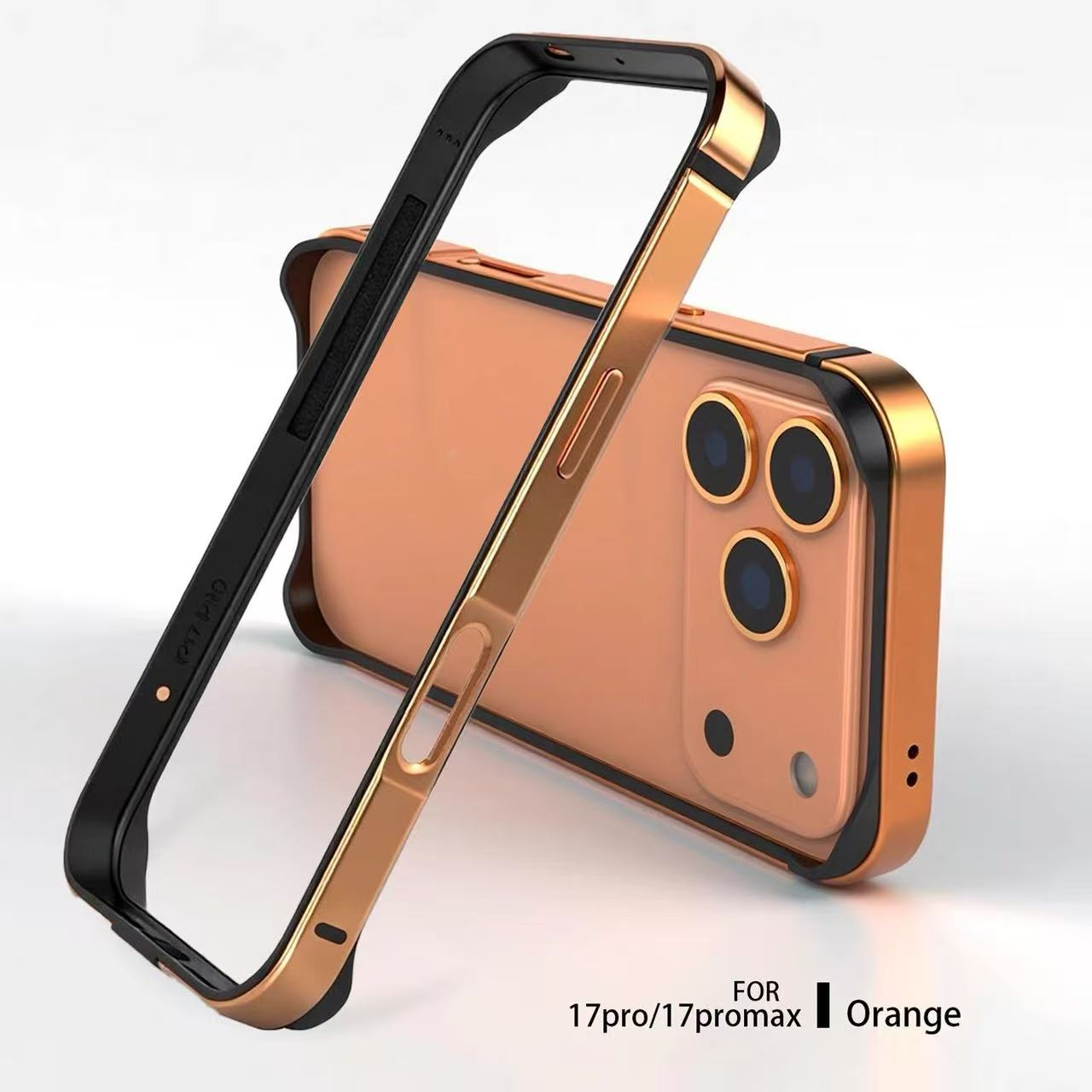 For iPhone 17 Pro Max 17Air Lu - огляд і ціна Metal Bumper Aluminum Frame Case