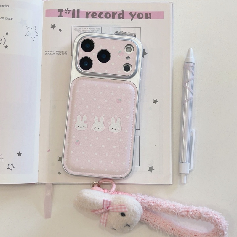 Cute strawberry Cartoon Miffy  - огляд і ціна Cute Cartoon Wrist Strap Silicone Case