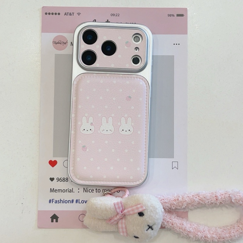 Cute strawberry Cartoon Miffy  - огляд і ціна Cute Cartoon Wrist Strap Silicone Case