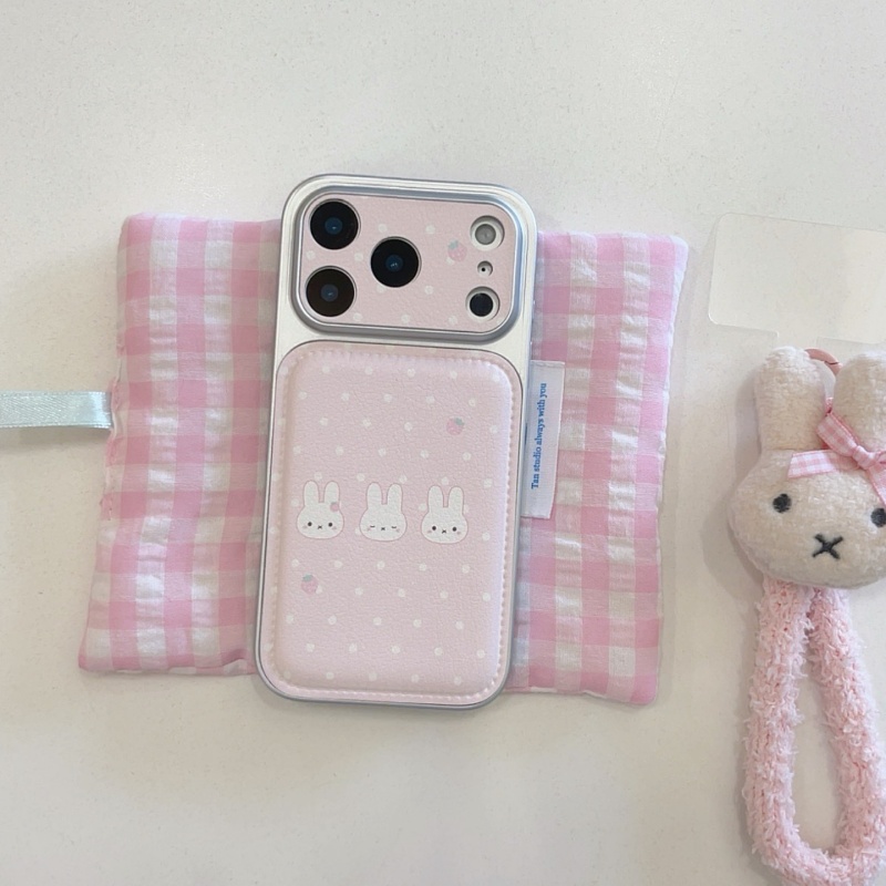Cute strawberry Cartoon Miffy  - огляд і ціна Cute Cartoon Wrist Strap Silicone Case
